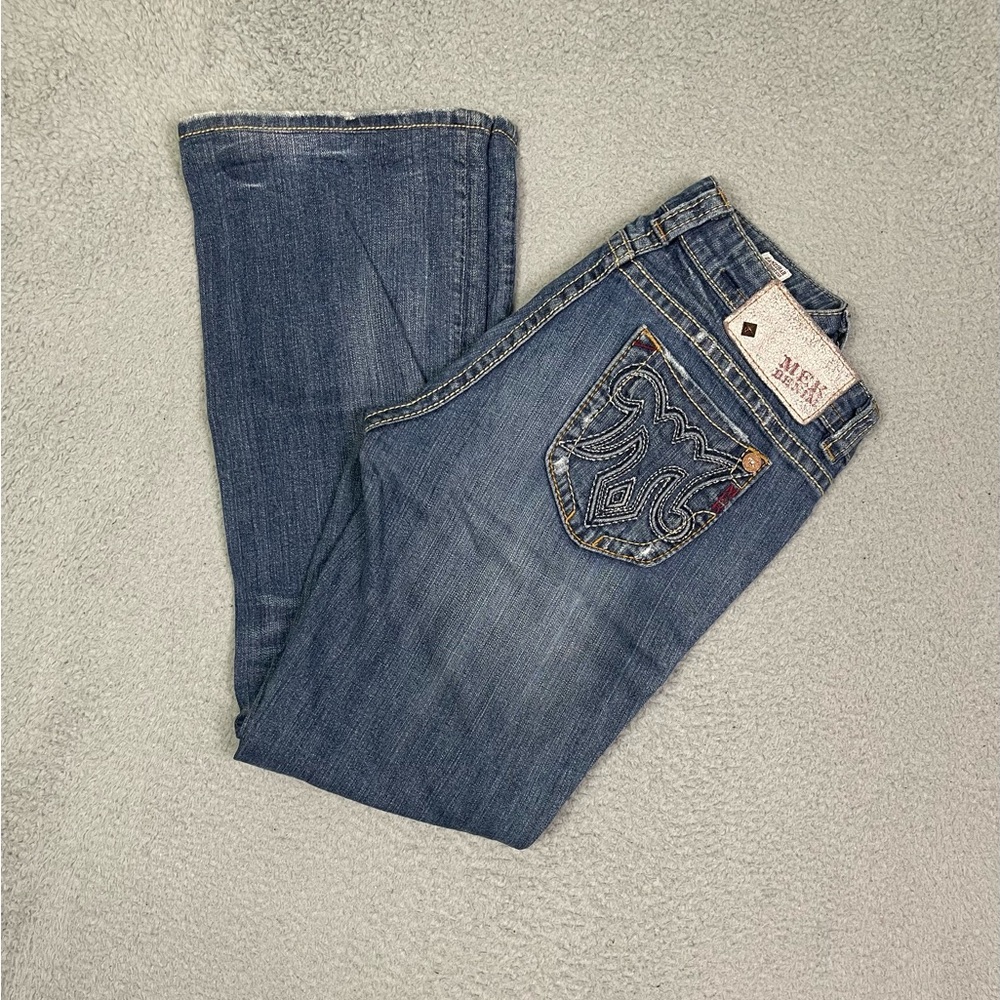 mek denim zanzibar boot cut jeans
